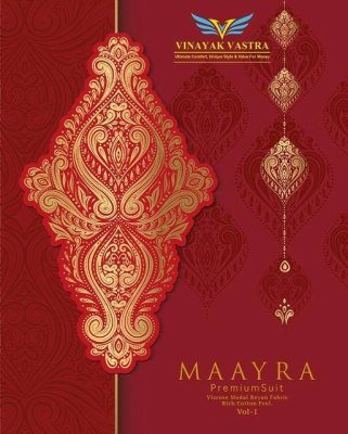 Vinayak Vastra Maayra Vol 1 Dress Material patiyala Pure Rayon Catalogu e Wholesale Rate  dress material catalogs