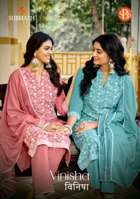 Vinisha by Subhash Saree Designer with embroidered work readymade suit collection readymade suit catalogs