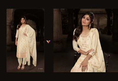 Viradi fashion new launch shilpa vol 4 by vatsam designer top pants and dupatta set catalogue wholesale rate  kurtis catalogs