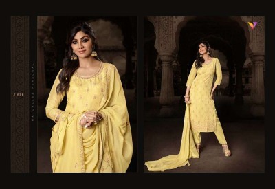 Viradi fashion new launch shilpa vol 4 by vatsam designer top pants and dupatta set catalogue wholesale rate  kurtis catalogs