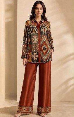 Viral Crepe Coord Set for Women 