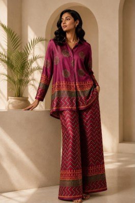 Viral Crepe Coord Set for Women Size wise Combo Set