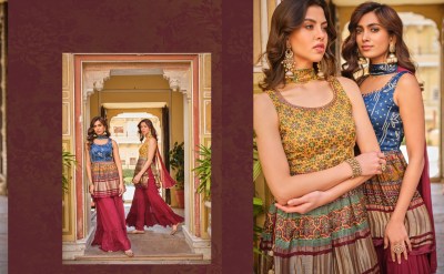 Virasat by Noor pure gajji lagdi patta fancy sharara suit catalogue at wholesale price readymade suit catalogs