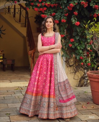 Virasat by Ratrani killer silk digital patola silk Exclusive gown catalogue  gown catalogs