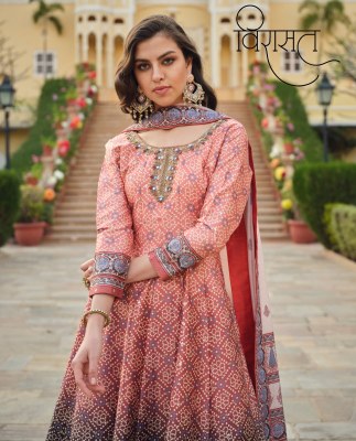 Virasat by Ratrani killer silk digital patola silk Exclusive gown catalogue  gown catalogs