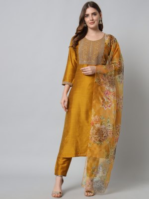 Virtus present Reyon silk blend with embroidered readymade suit catalogue at low rate Amavi