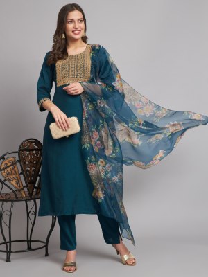 Virtus present Reyon silk blend with embroidered readymade suit catalogue at low rate readymade suit catalogs