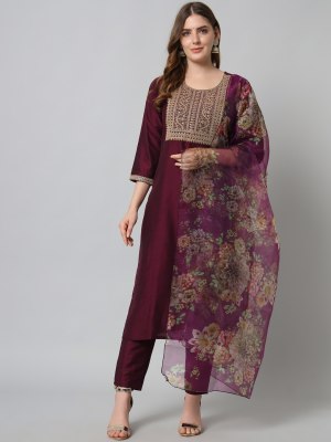 Virtus present Reyon silk blend with embroidered readymade suit catalogue at low rate readymade suit catalogs