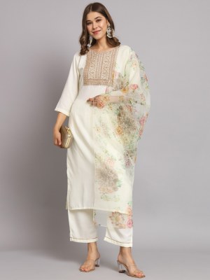 Virtus present Reyon silk blend with embroidered readymade suit catalogue at low rate readymade suit catalogs