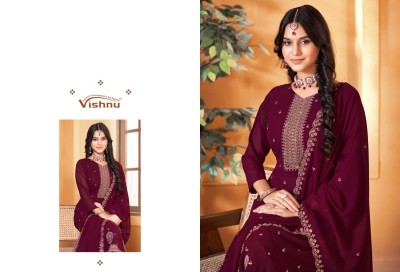 Vishnu by ramiza vol 3 exclusive fancy georgette Pakistani suit catalogue with embroidered work pakistani suit catalogs
