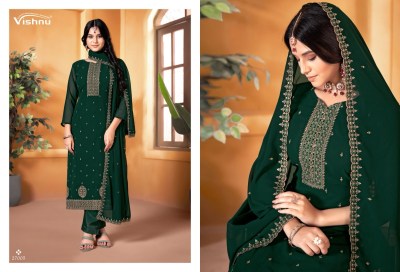 Vishnu by ramiza vol 3 exclusive fancy georgette Pakistani suit catalogue with embroidered work pakistani suit catalogs