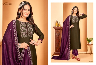 Vishnu impex Rameena Vichitra Silk Dress material Catalogue wholesale sale   salwar kameez catalogs