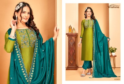 Vishnu impex Rameena Vichitra Silk Dress material Catalogue wholesale sale   salwar kameez catalogs