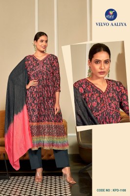 Vitara by Calvin velvo aliya embroidered cotton readymade suit catalogue at amaviexpo readymade suit catalogs