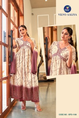 Vitara by Calvin velvo aliya embroidered cotton readymade suit catalogue at amaviexpo readymade suit catalogs