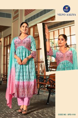 Vitara by Calvin velvo aliya embroidered cotton readymade suit catalogue at amaviexpo readymade suit catalogs