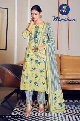 Vitara fashion by Meridona pure cotton printed readymade suit catalogue at amaviexpo Vitara fashion