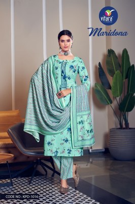 Vitara fashion by Meridona pure cotton printed readymade suit catalogue at amaviexpo readymade suit catalogs