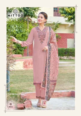 Vivah by Mittoo Pure viscose embroidered kurti pant and dupatta catalogue at affordable rate readymade suit catalogs