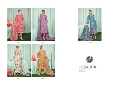 Vivek by Sajda pure cotton digital print unstitched dress material catalogue at affordable rate salwar kameez catalogs