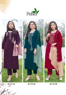 Vivils Silk Mills new launch peher rivaaz vol 4 modal silk Kurti pant with dupatta set catalogue wholesale price  Vivils Silk Mills