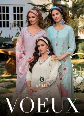 Voeux by kailee fashion Designer thread embroidered catalogue at affordable rate wholesale catalogs