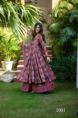 Vyoma vol 1 present Pure muslin Beautiful heavy digital printed Anarkali suit collection Amavi