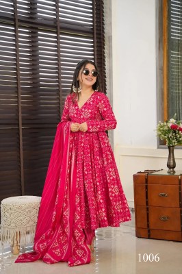 Vyoma vol 1 present Pure muslin Beautiful heavy digital printed Anarkali suit collection readymade suit catalogs