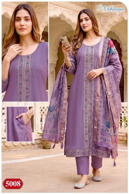 WOHMAYA Vertigan Silk Heavy Embroidery Sherwani Pattern 3-Piece Kurti Set kurti pant with dupatta Catalogs