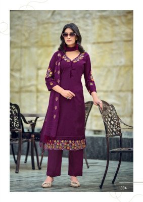 WOODEE TANISHA Vol-2  Premium Viscose Gadwal Straight Cut Suit kurti pant with dupatta Catalogs