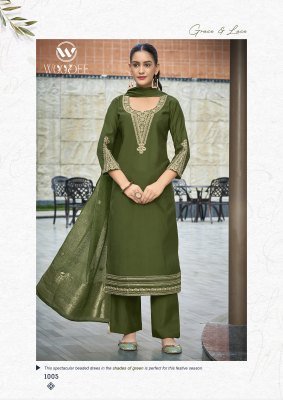 WOODEE VEDA Vol-2 Viscose Gadwal 3-Piece Suit with Dupatta kurti pant with dupatta Catalogs