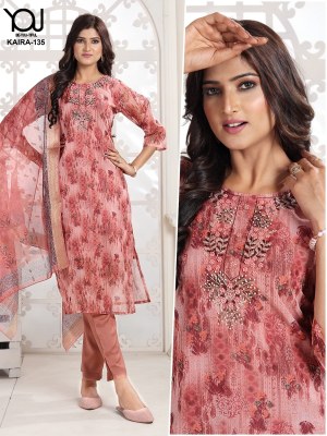Wanna by You New Design Launch 134. 135.136.and 1037 Readymade 3pce organza Suits Wholesale Rate  readymade suit catalogs