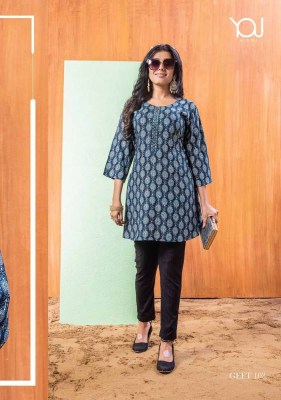 Wanna by you new launch Geet rayon printed tunic shot top collection  kurtis catalogs
