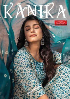 Wanna new Kanika Fancy Cotton Cambric  Thread Work Kurti With Cotton Pant   Chiffon Dupatta Catalogue Wanna kurti