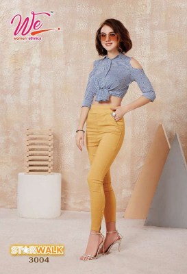 We By Women Ethnics Starwalk Lycra Stretchable Pant catalogue wholesale rate  bottom wear catalogs