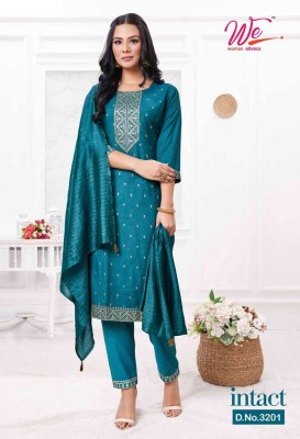 We by women ethnics presents Intact Heavy Rayon Kurti pant dupatta set wholesale Kurti catalogue Surat  kurtis catalogs