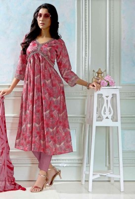 We new launch Alia designer festive look  Kurti Pant Dupatta set collection  kurtis catalogs