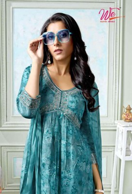 We new launch Alia designer festive look  Kurti Pant Dupatta set collection  kurtis catalogs
