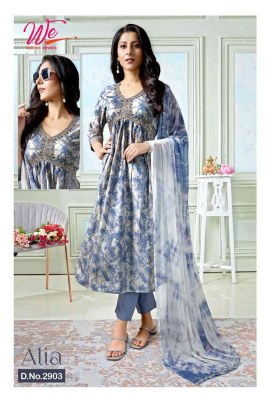 We new launch Alia designer festive look  Kurti Pant Dupatta set collection  kurtis catalogs