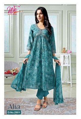 We new launch Alia designer festive look  Kurti Pant Dupatta set collection  kurtis catalogs