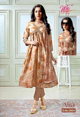 We new launch Alia designer festive look  Kurti Pant Dupatta set collection  kurtis catalogs