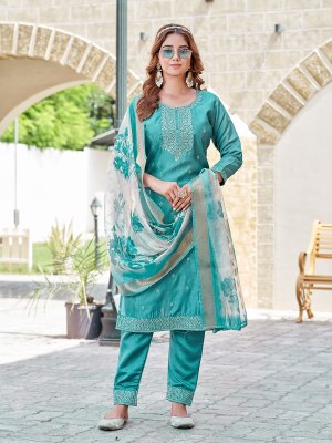  Wholesale Designer Aanchi Makati Vichitra Shimmer Kurti Pant with Fancy Digital Dupatta kurtis catalogs