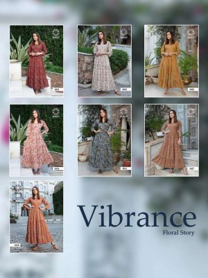 Womaya Vibrance Pure Cambric Cotton Long Gown Stylish Wholesale Kurti catalogue  kurtis catalogs