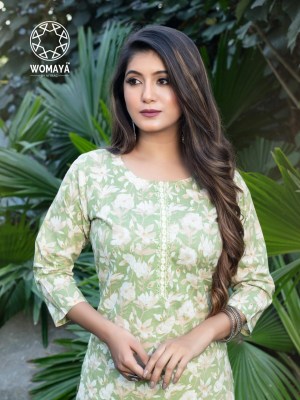 Womaya by classy part 4 fancy printed kurti pant and dupatta catalogue at low rate readymade suit catalogs