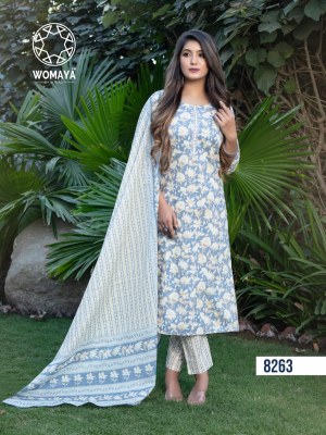Womaya by classy part 4 fancy printed kurti pant and dupatta catalogue at low rate readymade suit catalogs