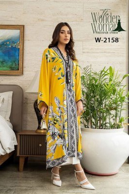 Wonder Woman W-2158 Premium Long Kaftaan Top  kurtis catalogs