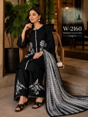 Wonder Woman W-2160 Kurti Pant Set with Dupatta  Size wise Combo Set
