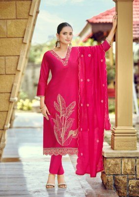 Woodee Aavani Premium Viscose Weaving Kurti Plazo with Nylon Viscose Dupatta Set Fancy Palazzo suit catalogue