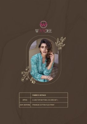 Woodee Aneri Premium Cotton Flex Printed Co-Ord Set with Top And Pant Side Pocket  Wholesale co ord set catalogs