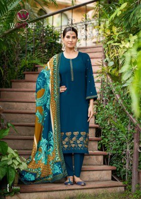 Woodee Bella Premium Rayon  Soft Muslin Digital Print Top with Thread Work  Stylish Sleeves  Palazzo Wholesale kurtis catalogs